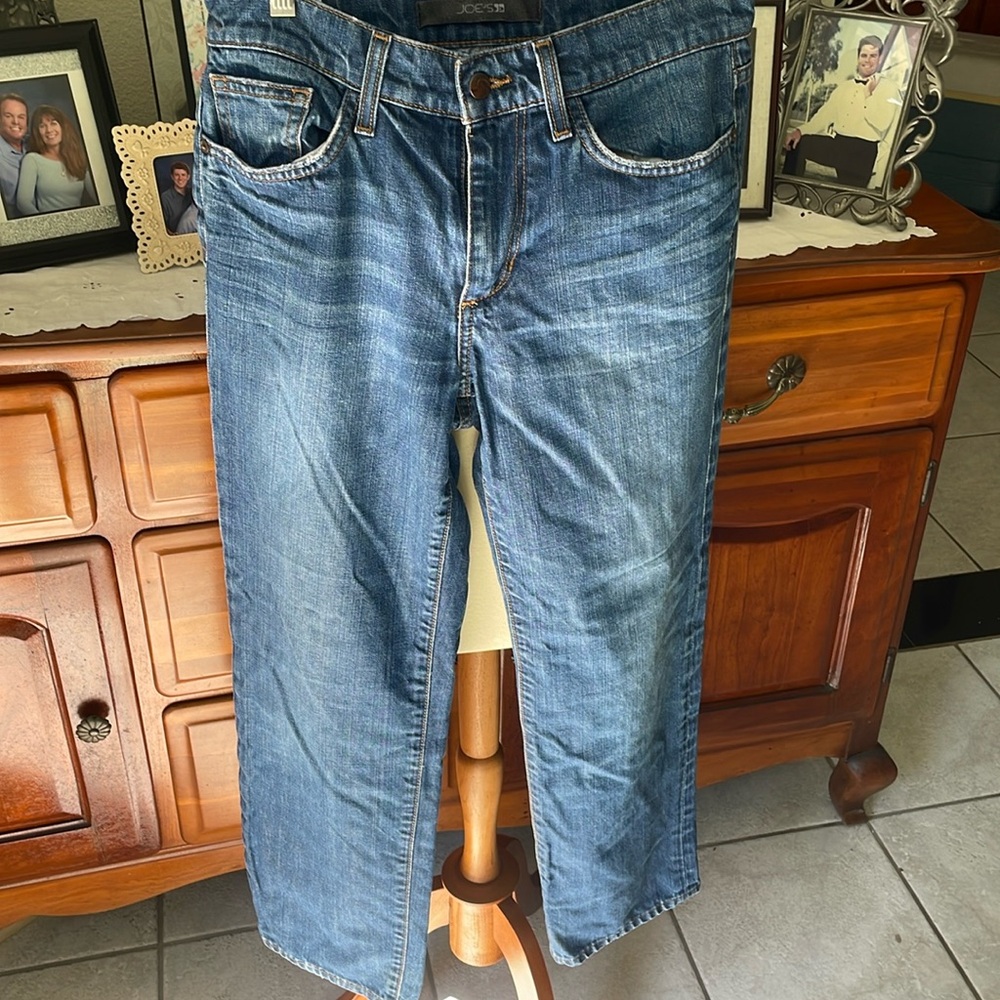 Joe’s Jeans size 30. “The Classic”. Tom.  100% cotton. No stretch